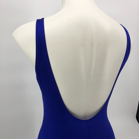 Vintage Royal Blue One Piece Swim Small - Picture 3 of 8